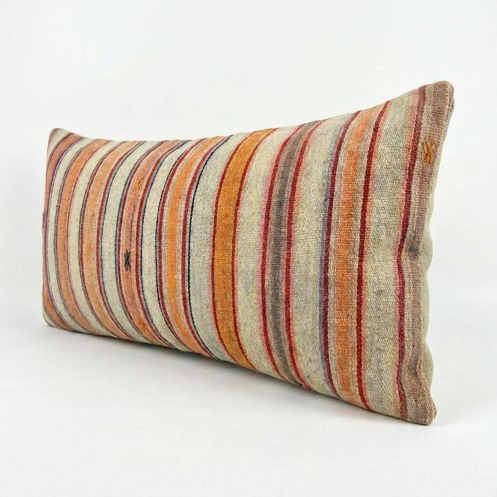 Housse de coussin kilim vintage 43x155 cm
