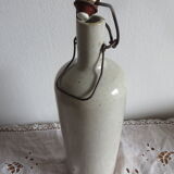 Varnished stoneware bottle