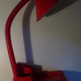 Lampe du bureau porte crayons rouge IMQ vintage italien 80s