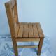 Pair of vintage wooden children's chairs