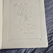 Tribute box 1993 Jean Cocteau containing 4 lithographs number 405/500