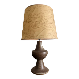 Lampe en grès brutaliste