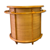Vintage rattan bar
