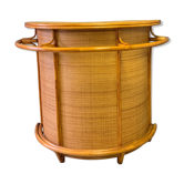 Vintage rattan bar