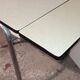 Table formica vert d'eau à rallonges