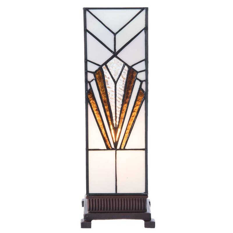 Square Tiffany Art Deco lamp