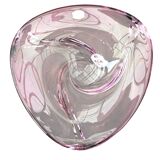 Val Saint-Lambert crystal centrepiece – Wave model circa 1950