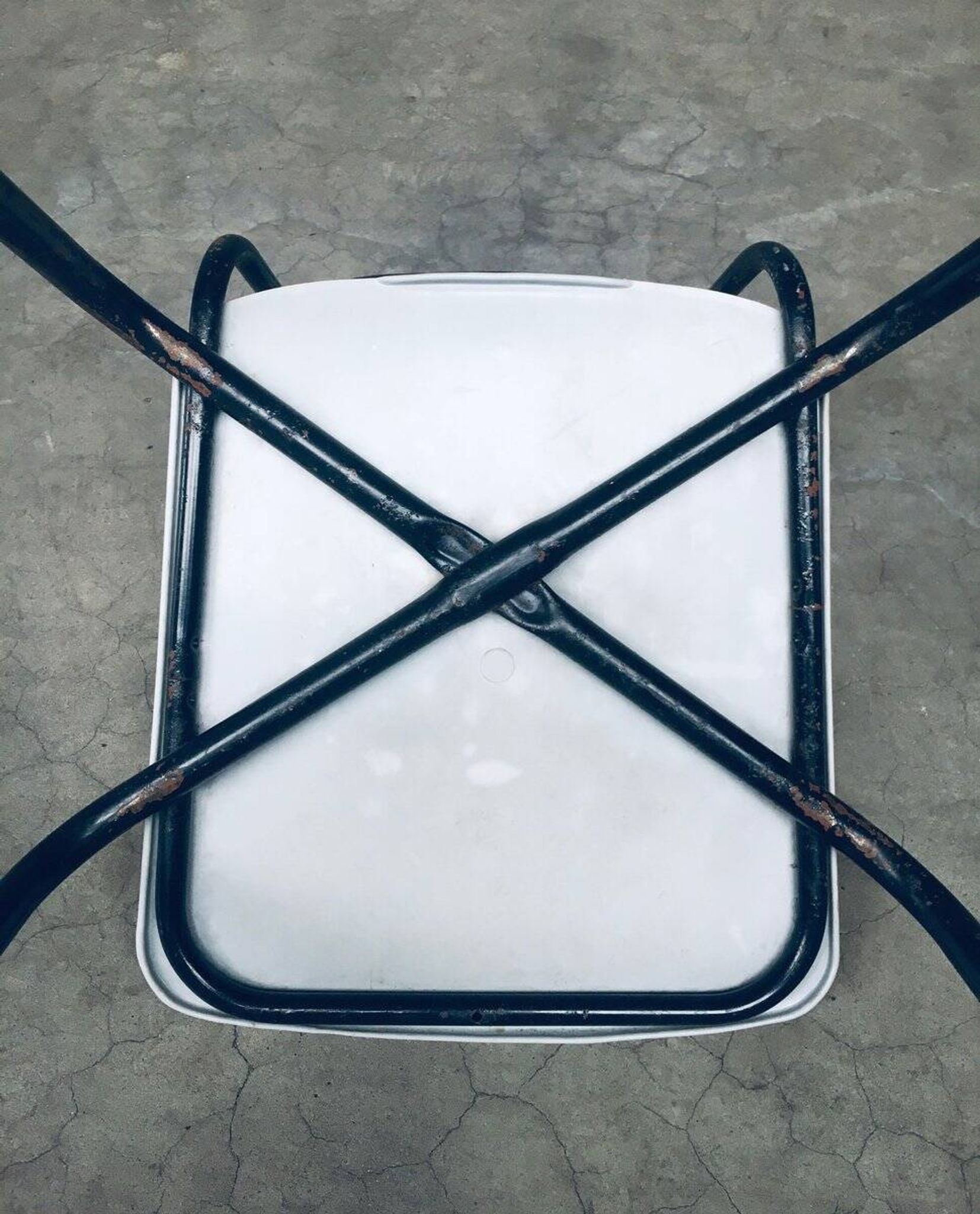 Industrial Dutch Stacking Chairs, 1960s, Set of 10