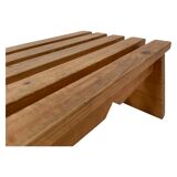 Vintage brutalist footstool minimalist design