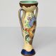 Amphora Vase Ceramic Gouda Holland - Rubens hand painted flower motif - Model 1035
