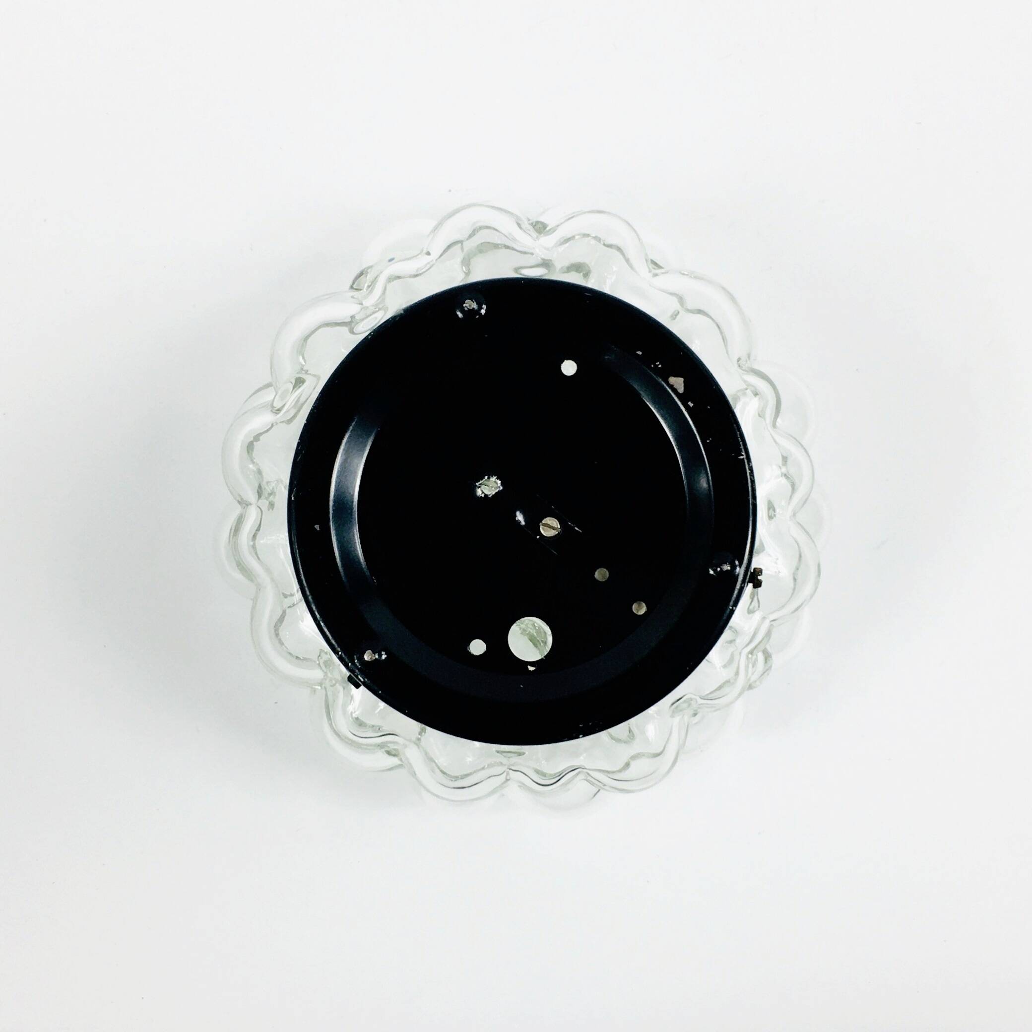 Pair of Mid-Century Bubble Glass Wall Lights by Helena Tynell for Limburg, Germany, 1960s