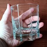 6 vintage transparent octagonal 24 cl glasses by Luminarc