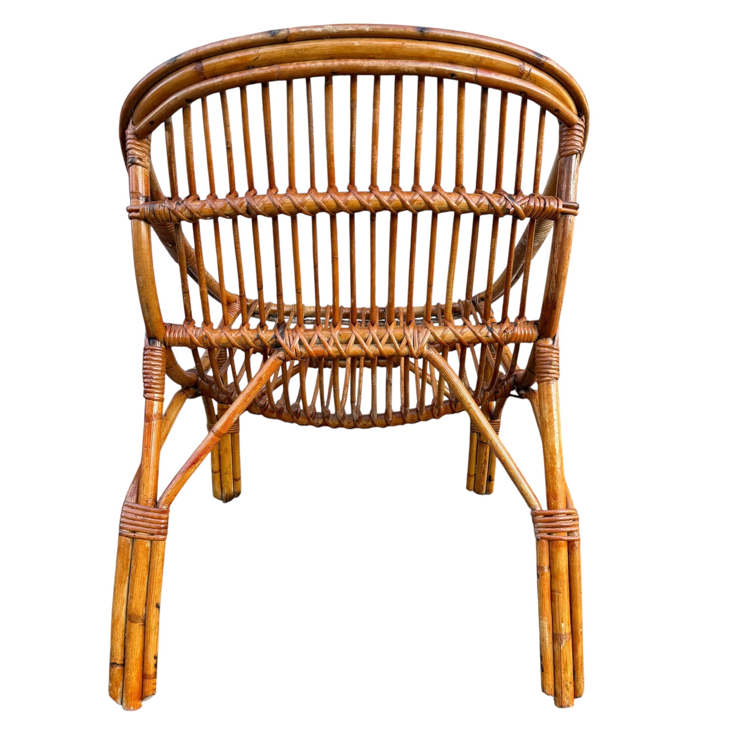 1960s Rattan Armchairs from France