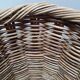 High basket 55cm round rattan old