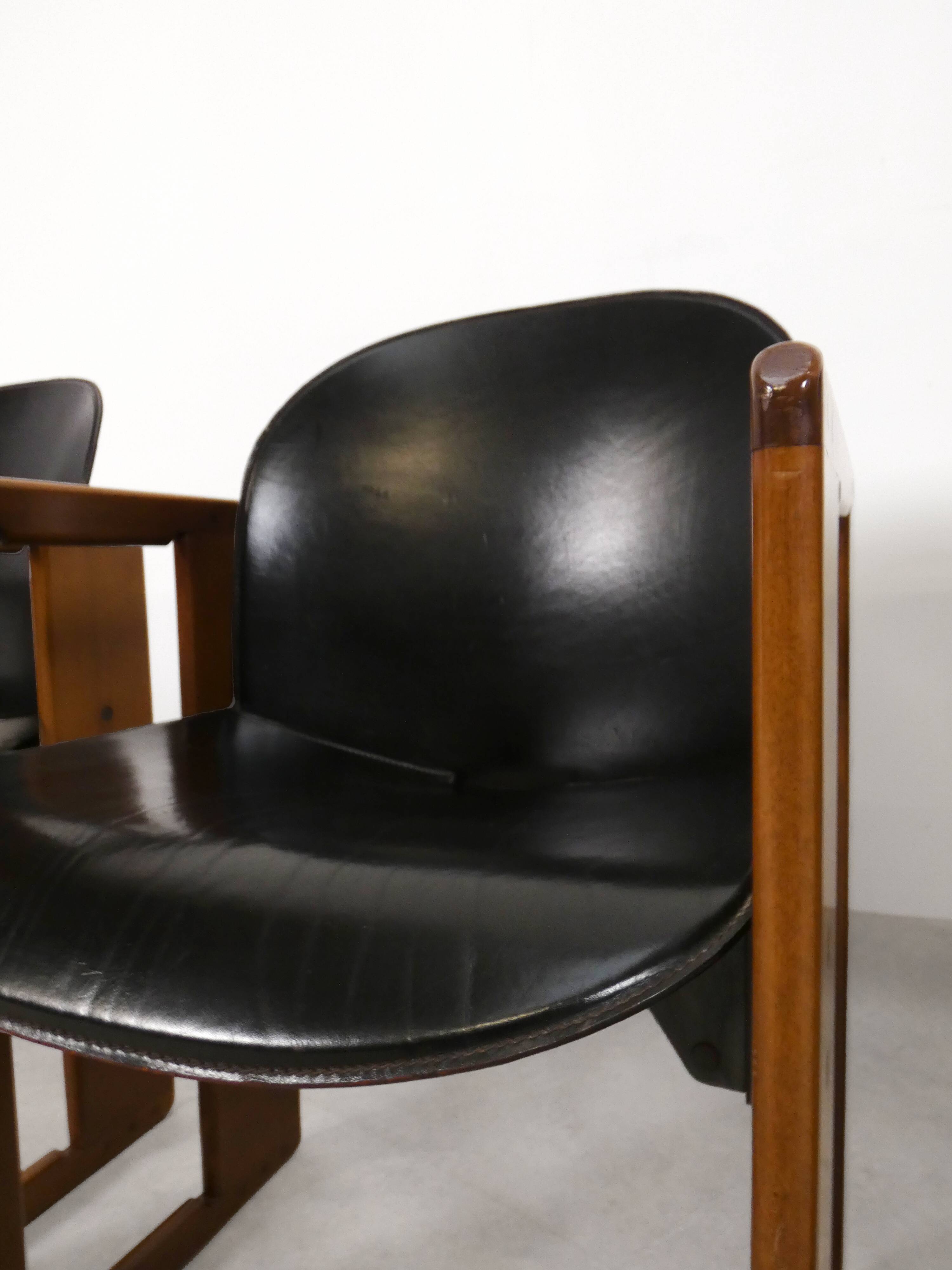 4 dining chairs - 'Dialogo' - Afra & Tobia Scarpa