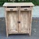 Renovated vintage Parisian buffet in solid wood from the 1940s.