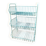 Vintage metal shelf