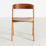 Model 71 oak dining chair by Henning Kjærnulf for Boltings Stolefabrik