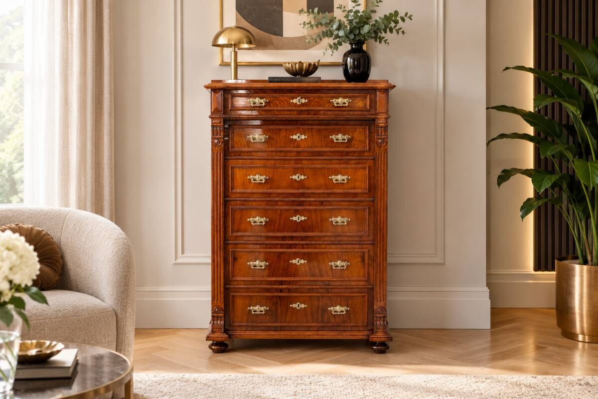 Chest of drawers, circa 1890, Scandinavia.