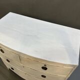 Commode antique peinte