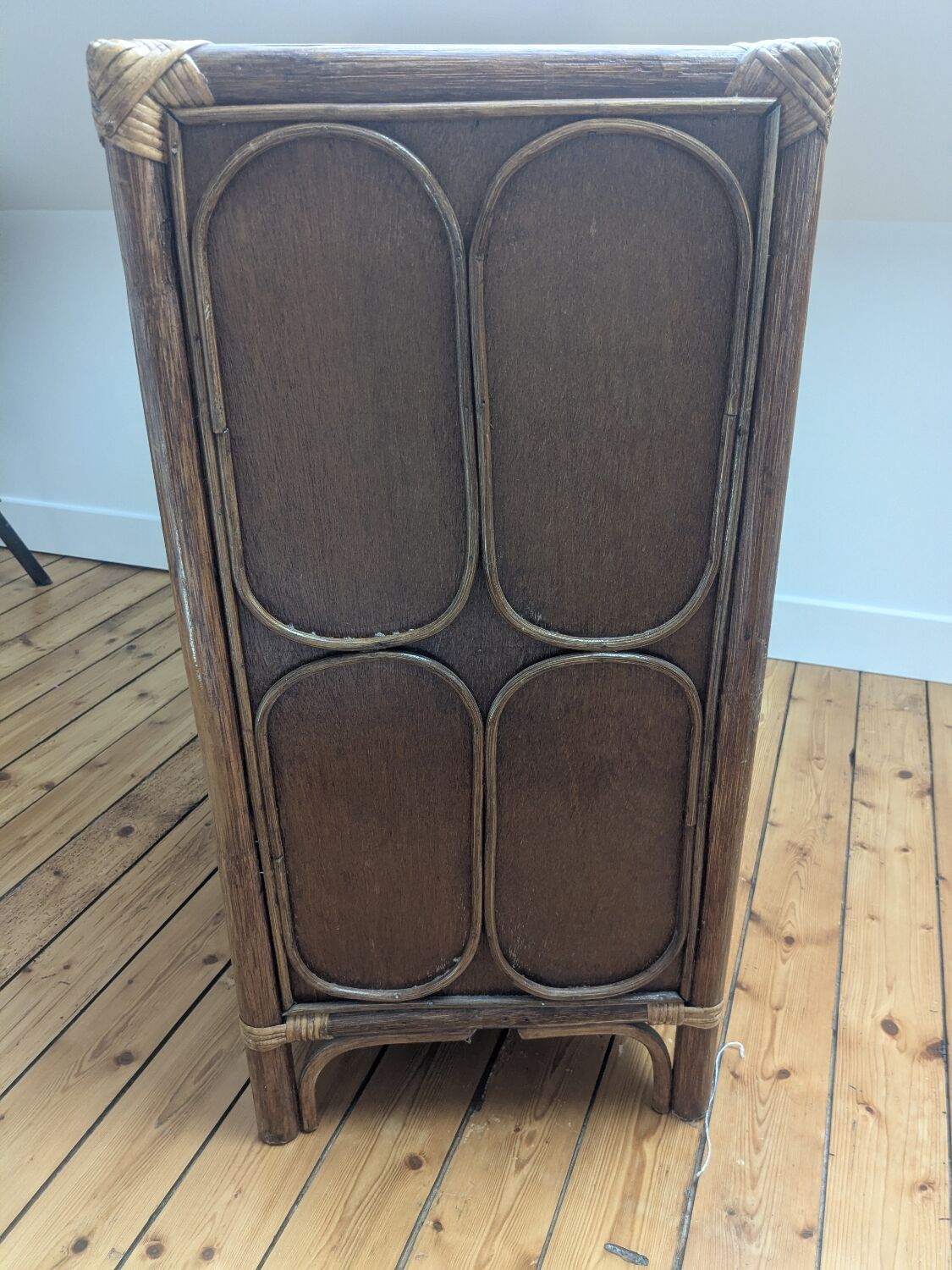 Rattan and cane sideboard