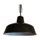 Suspension émaillée noire