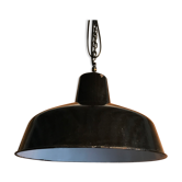 Suspension émaillée noire