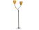 Mid-Century Yellow Floor Lamp, Italy, 1960s