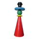Wooden lamp " primary colors " 80s