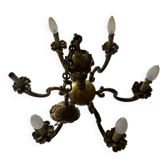 Bronze chandelier