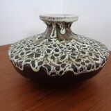 Lava ceramic vase from Silberdistel, Germany, 1970s