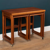Retro Teak 1960s Mcintosh Nest Of 3 Tables Coffee Tables