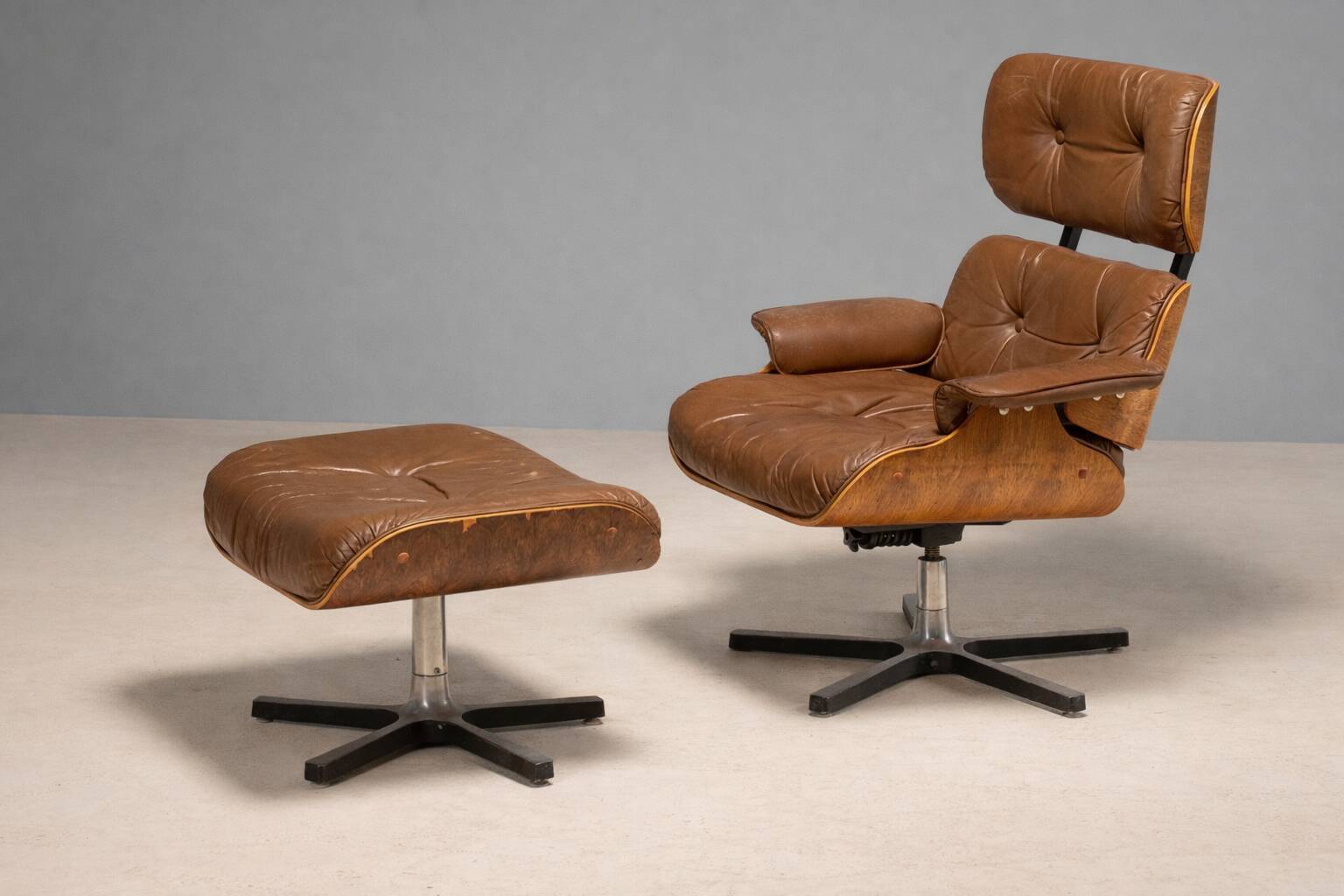 Canadian Lounge Chair and Ottoman, 1960s – Northfield Metal Products