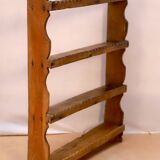 Burmese teak wall shelf