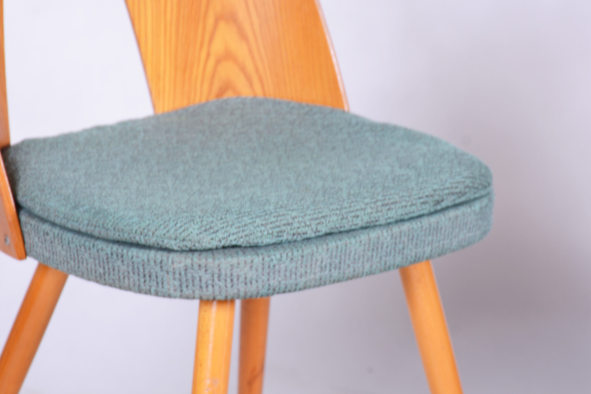 Four Original Midcentury Chairs, Ash, Antonin Suman, Czechia, 1930s