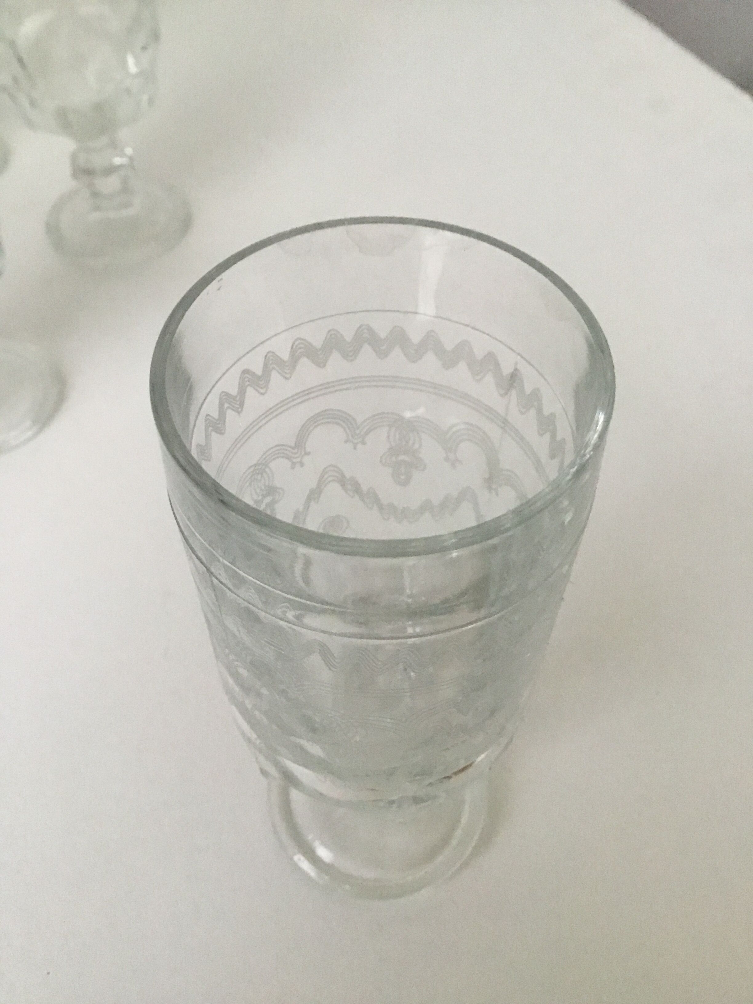 6 champagne glasses Made in Italy