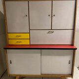 Vintage kitchen buffet with compass legs