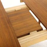 Scandinavian walnut dining table, Sweden, 1960s