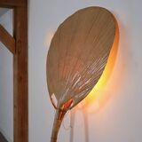 Large Uchiwa Floor lamp by Ingo Maurer for M Design , Germany 1977