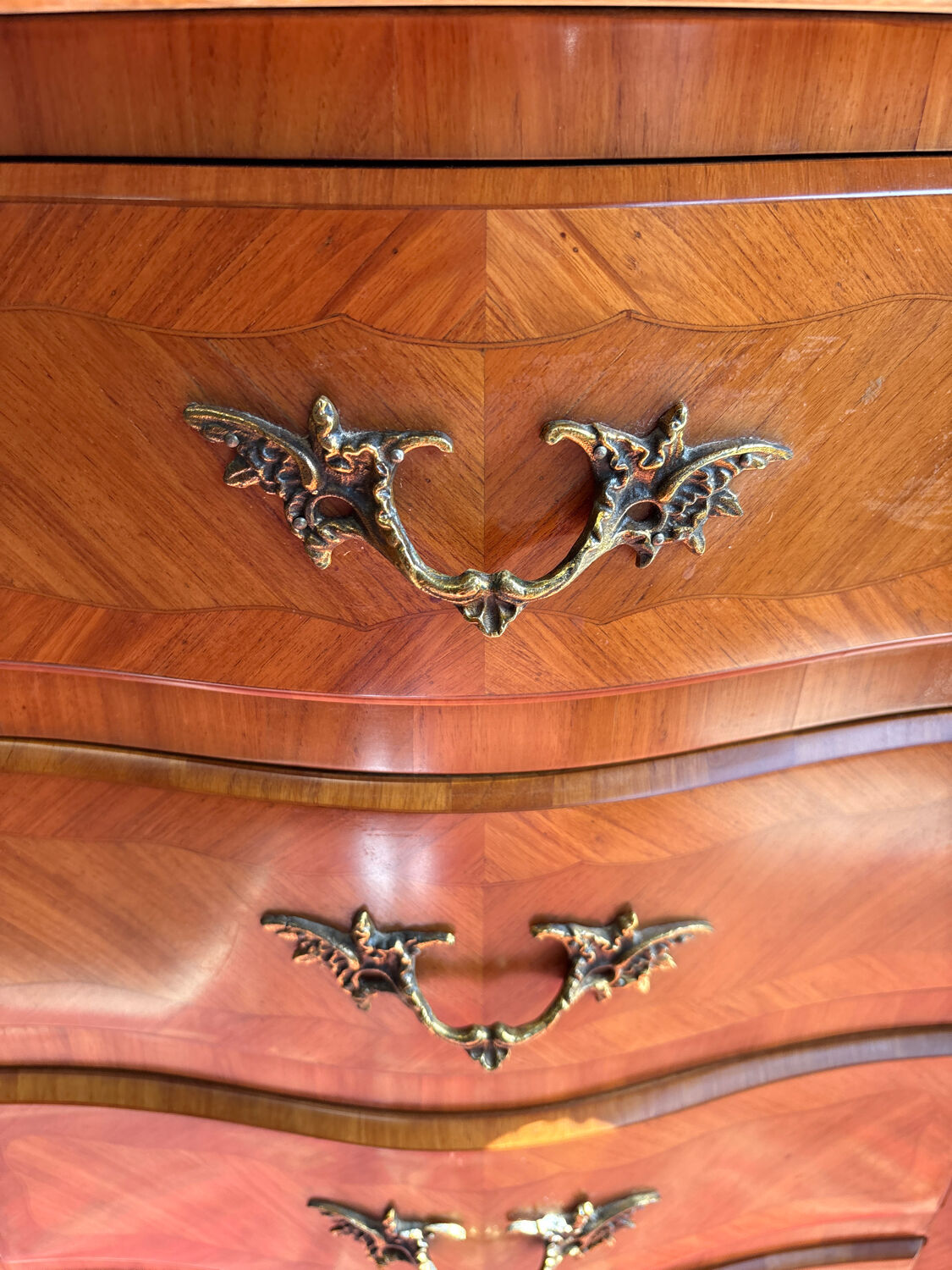 Chest of drawers with 5 drawers in louis xv style stamped skalski