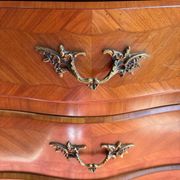 Chiffonier with 5 drawers in Louis XV style, stamped Skalski.