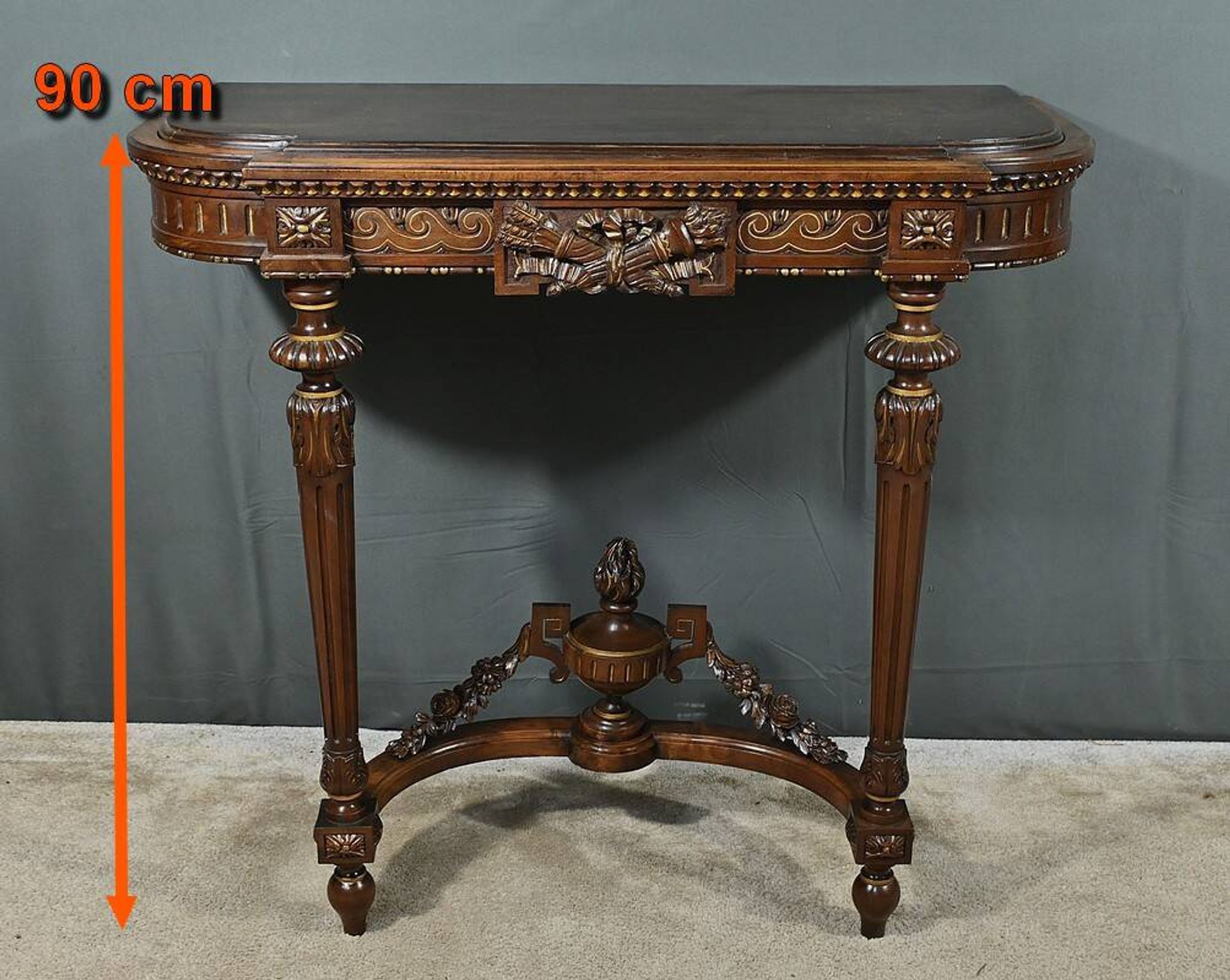 Jardinière Console en Noyer, style Louis XVI – Milieu XIXe