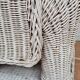 Side table, vintage rattan elephant, 70s