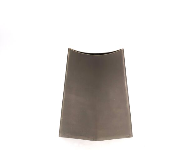Vase en acier de Dominique Imbert, années 70