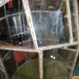 Antique glass and brass showcase handmade