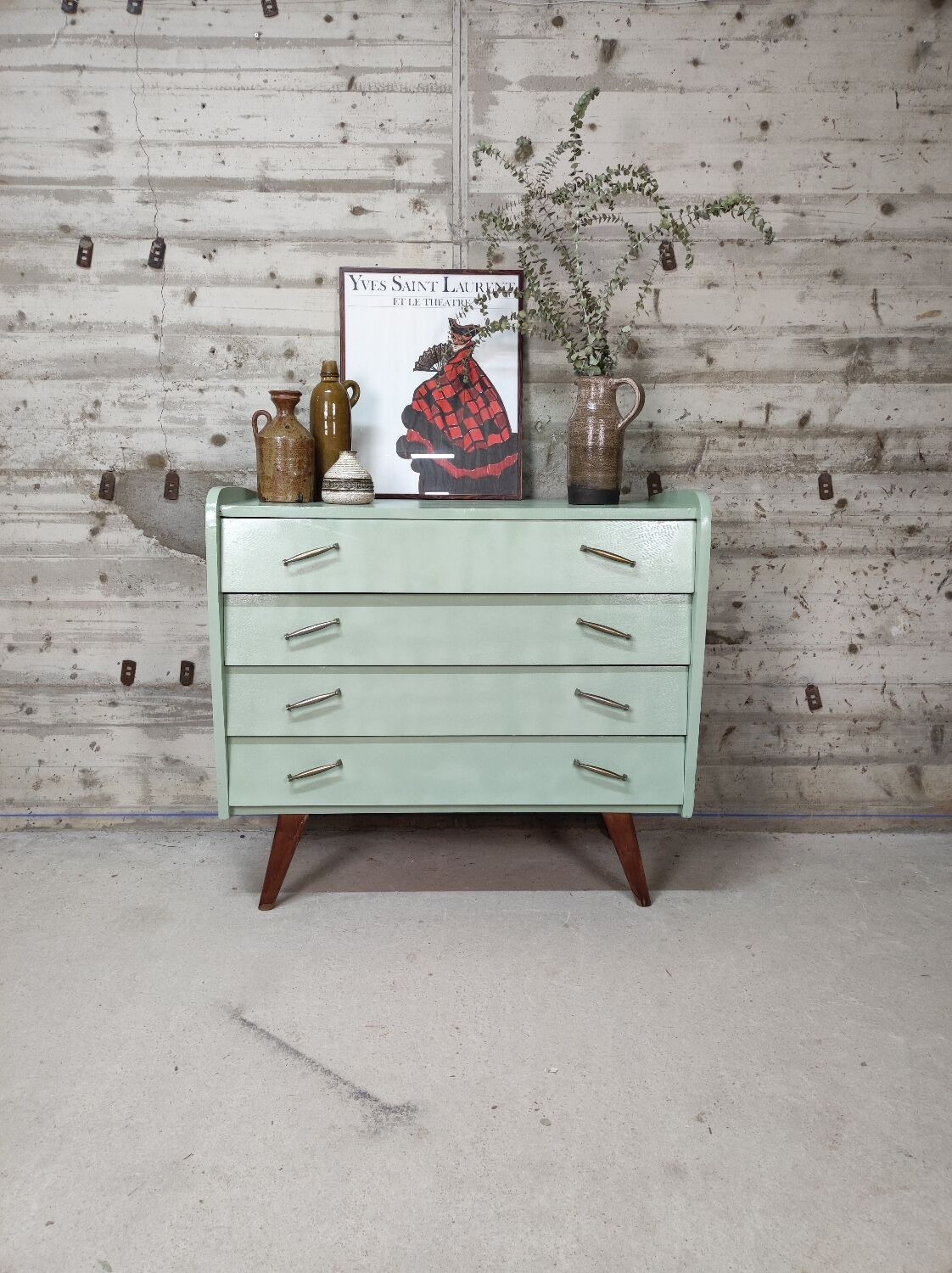 Commode vintage relookée