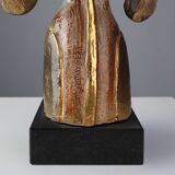 Totem signed and numbered by Elisabeth Vandeweghe for Perignem, Belgium, 19