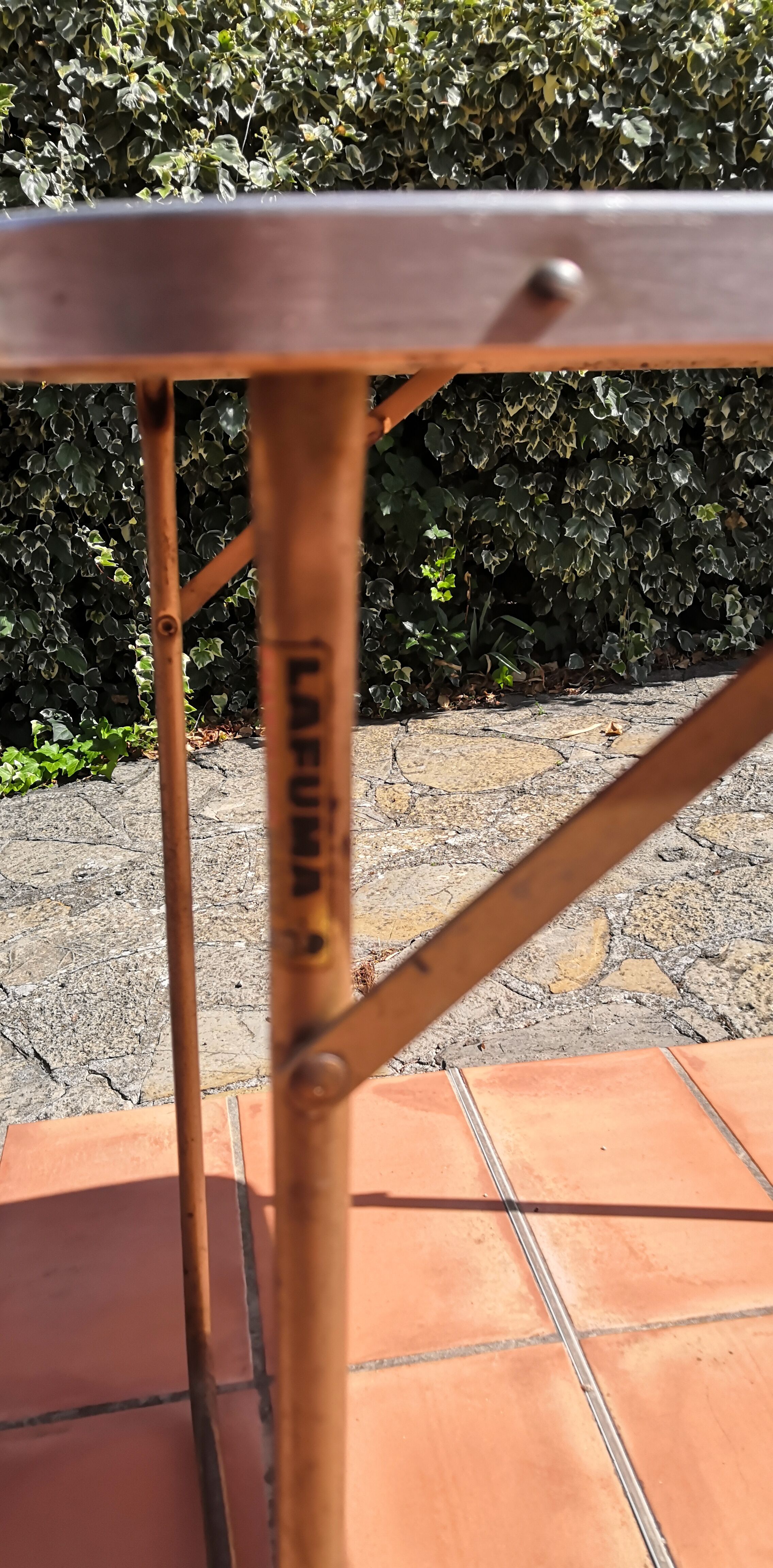 Vintage lafuma camping table 70s