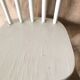 White vintage child chair