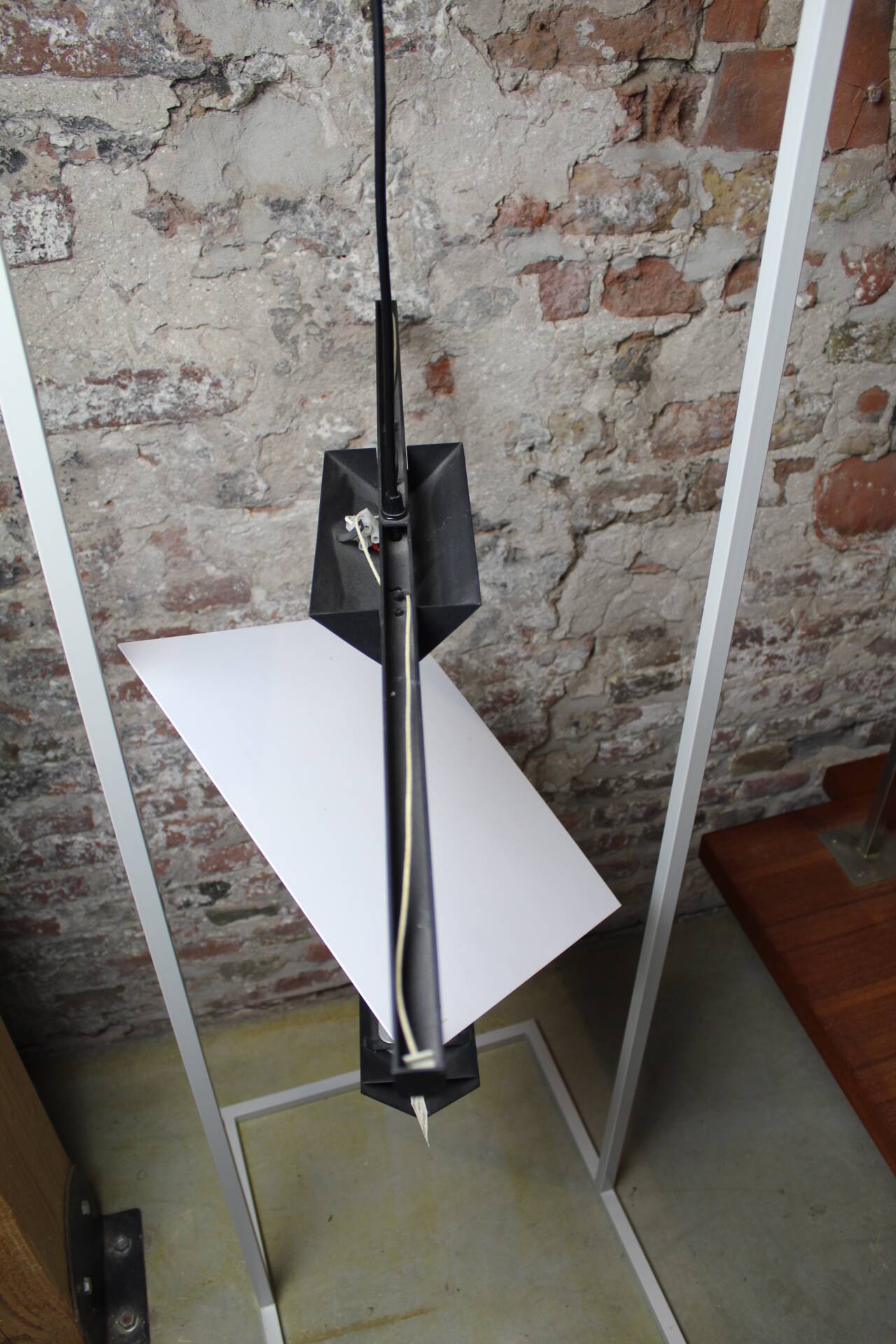 Geometric suspension pendant by Mario Botta for Artemide